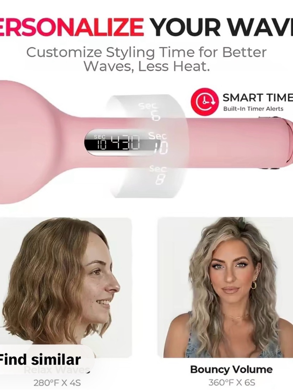 TYMO Rovy Compact Wave Curling Iron - Picture 9 of 11